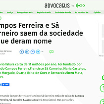 Campos Ferreira e S Carneiro saem da sociedade a que deram nome